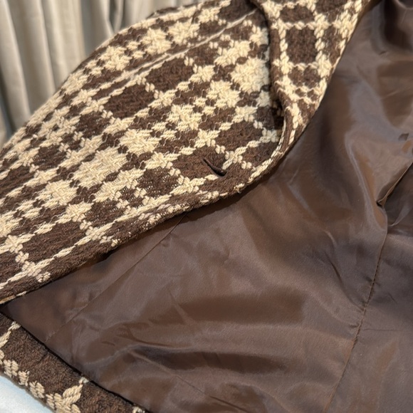 Evan-Picone Vintage Women’s Blazer Size 10 Brown and Tan - Picture 10 of 10